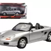 Porsche Boxster Convertible Silver 1/24 Diecast Model Car by Motormax