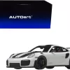 Porsche 911 (991.2) GT2 RS Weissach Package White with Carbon Stripes 1/18 Model Car by Autoart Porsche 911 (991.2) GT2 RS Weissach Package White with Carbon Stripes 1/18 Model Car by Autoart