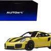 Porsche 911 (991.2) GT2 RS Weissach Package Racing Yellow with Carbon Stripes 1/18 Model Car by Autoart Porsche 911 (991.2) GT2 RS Weissach Package Racing Yellow with Carbon Stripes 1/18 Model Car by Autoart