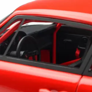 1996 Porsche 911 (993) 3.8 RSR Guards Red with Gold Wheels 1/18 Model Car by GT Spirit 2