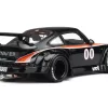 2019 Porsche 930 RWB Bodykit #00 “Yaju” Black with Stripes 1/18 Model Car by GT Spirit