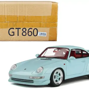 1996 Porsche 911 (933) GT Coppa Florio Blue with Red Interior 1/18 Model Car by GT Spirit 4