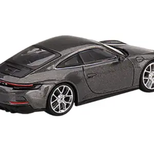 Porsche 911 (992) GT3 Touring Agate Gray Metallic Limited Edition to 3600 pieces Worldwide 1/64 Diecast Model Car by True Scale Miniatures