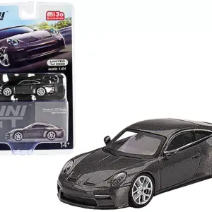 Porsche 911 (992) GT3 Touring Agate Gray Metallic Limited Edition to 3600 pieces Worldwide 1/64 Diecast Model Car by True Scale Miniatures 2