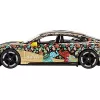 Porsche Taycan Turbo S RHD (Right Hand Drive) Black with Graphics “NaRaYa” Collaboration Limited Edition to 9999 pieces Worldwide 1/64 Diecast Model Car by True Scale Miniatures