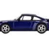 RUF CTR Anniversary Dark Blue Metallic Limited Edition to 3000 pieces Worldwide 1/64 Diecast Model Car by True Scale Miniatures