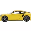 Porsche 911 Turbo S Racing Yellow Limited Edition to 1800 pieces Worldwide 1/64 Diecast Model Car by True Scale Miniatures