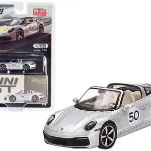 Porsche 911 Targa 4S #50 GT Silver Metallic 