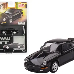 1987 RUF CTR Black Limited Edition to 2400 pieces Worldwide 1/64 Diecast Model Car by True Scale Miniatures 2