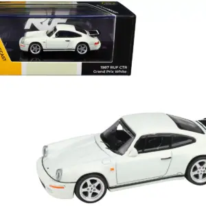 1987 RUF CTR Grand Prix White 1/64 Diecast Model Car by Paragon Models 3
