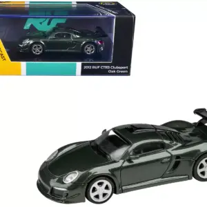 2012 RUF CTR3 Clubsport Oak Green Metallic 1/64 Diecast Model Car by Paragon Models 3