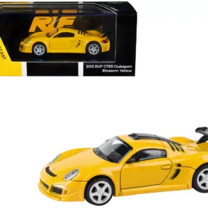 2012 RUF CTR3 Clubsport Blossom Yellow 1/64 Diecast Model Car by Paragon Models 3