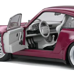 1991 Porsche 911 (964) Turbo Sternrubin Red 1/18 Diecast Model Car by Solido 3