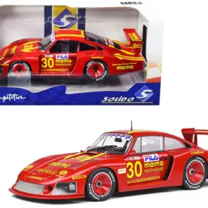 Porsche 935 Mobydick RHD (Right Hand Drive) #30 Gianpiero Moretti “MOMO / Penthouse” “Competition” Series 1/18 Diecast Model Car by Solido