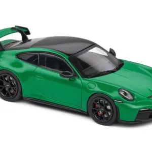Porsche 911 (992) GT3 Python Green with Black Top 1/43 Diecast Model Car by Solido 2