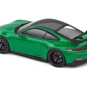 Porsche 911 (992) GT3 Python Green with Black Top 1/43 Diecast Model Car by Solido 3