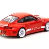 RWB 997 Red with White Stripes and Wheels “Philadelphia” “Hobby64” Series 1/64 Diecast Model Car by Tarmac Works