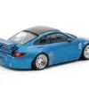 997 Old & New Body Kit Blue Metallic with Carbon Top “Toyo Tires” “Road64” Series 1/64 Diecast Model Car by Tarmac Works