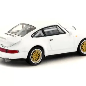 Porsche 911 RSR 3.8 White “Collab64” Series 1/64 Diecast Model Car by Schuco & Tarmac Works