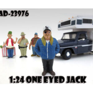 One Eyed Jack “Trailer Park” Figure For 1:24 Model Cars by American Diorama