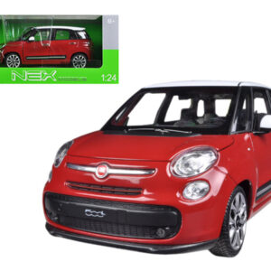 2013 Fiat 500L Red 1/24 Diecast Car Model by Welly