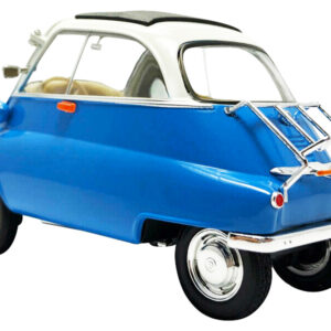 BMW Isetta Blue and White "NEX Models" 1/18 Diecast Model Car by Welly