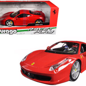 Ferrari 458 Italia Red 1/24 Diecast Model Car by Bburago