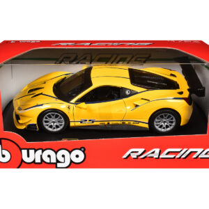 Ferrari 488 Challenge #25 Yellow with Blue Stripes