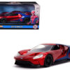 2017 Ford GT “Spider-Man” Theme “Marvel” Series 1/32 Diecast Model Car by Jada