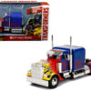 Optimus Prime Truck with Robot on Chassis from “Transformers” Movie “Hollywood Rides” Series Diecast Model by Jada Optimus Prime Truck with Robot on Chassis from “Transformers” Movie “Hollywood Rides” Series Diecast Model by Jada