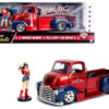 1952 Chevrolet COE Pickup Truck Candy Red and Blue with Wonder Woman Diecast Figure “DC Comics Bombshells” Series “Hollywood Rides” 1/24 Diecast Model Car by Jada 1952 Chevrolet COE Pickup Truck Candy Red and Blue with Wonder Woman Diecast Figure “DC Comics Bombshells” Series “Hollywood Rides” 1/24 Diecast Model Car by Jada