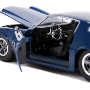 Billy's Chevrolet Camaro Z28 Dark Blue with Collectible Coin "Stranger Things" (2016) TV Series 1/24 Diecast Model Car by Jada