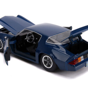Billy's Chevrolet Camaro Z28 Dark Blue with Collectible Coin