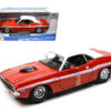 1970 Dodge Challenger R/T Coupe Red with White Top and White Stripes 1/24 Diecast Model Car by Maisto 1970 Dodge Challenger R/T Coupe Red with White Top and White Stripes 1/24 Diecast Model Car by Maisto