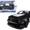 2012 Ford Mustang Boss 302 Matt Black and White 1/24 Diecast Model Car by Maisto 2012 Ford Mustang Boss 302 Matt Black and White 1/24 Diecast Model Car by Maisto