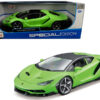 Lamborghini Centenario Lime Green with Matt Black Top 1/18 Diecast Model Car by Maisto Lamborghini Centenario Lime Green with Matt Black Top 1/18 Diecast Model Car by Maisto