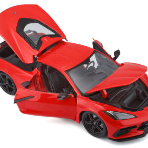 2020 Chevrolet Corvette Stingray C8 Red 1/18 Diecast Model Car by Maisto