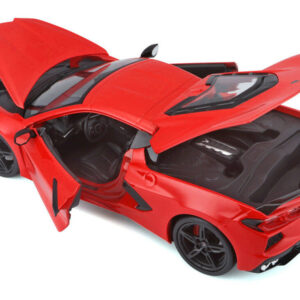 2020 Chevrolet Corvette Stingray C8 Red 1/18 Diecast Model Car by Maisto