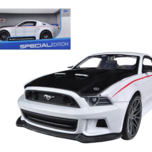2014 Ford Mustang “Street Racer” White with Black Hood “Special Edition” Series 1/24 Diecast Model Car by Maisto 2014 Ford Mustang “Street Racer” White with Black Hood “Special Edition” Series 1/24 Diecast Model Car by Maisto