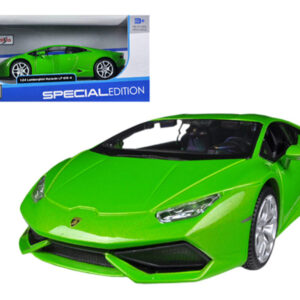 Lamborghini Huracan LP610-4 Green 1/24 Diecast Model Car by Maisto