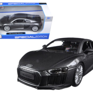 Audi R8 V10 Plus Gray Metallic “Special Edition” 1/24 Diecast Model Car by Maisto Audi R8 V10 Plus Gray Metallic “Special Edition” 1/24 Diecast Model Car by Maisto