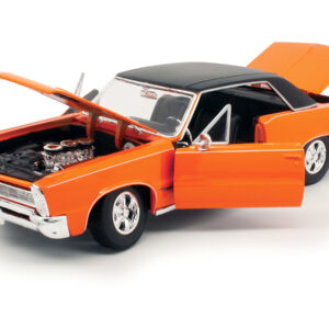 1965 Pontiac GTO Hurst Orange with Black Top and White Stripes 