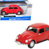 1973 Volkswagen Beetle Red 1/24 Diecast Model Car by Maisto