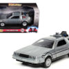 DeLorean DMC (Time Machine) Brushed Metal “Back to the Future Part I” (1985) Movie “Hollywood Rides” Series 1/32 Diecast Model Car by Jada DeLorean DMC (Time Machine) Brushed Metal “Back to the Future Part I” (1985) Movie “Hollywood Rides” Series 1/32 Diecast Model Car by Jada