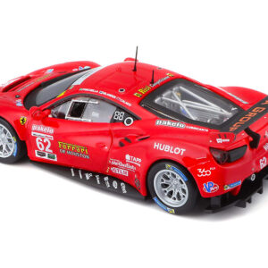 Ferrari 488 GTE #62 G. Fisichella - T. Vilander - J. Calado 24 Hours of Daytona (2017) 1/43 Diecast Model Car by Bburago