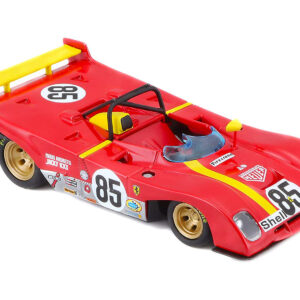 Ferrari 312P #85 Jacky Ickx - Mario Andretti 6 Hours of Watkins Glen (1972) 1/43 Diecast Model Car by Bburago
