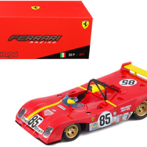 Ferrari 312P #85 Jacky Ickx – Mario Andretti 6 Hours of Watkins Glen (1972) 1/43 Diecast Model Car by Bburago