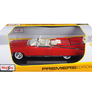 1959 Cadillac Eldorado Biarritz Red 1/18 Diecast Model Car by Maisto