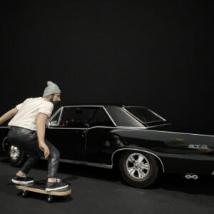 Skateboarder Figurine II for 1/24 Scale Models by American Diorama