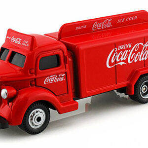 1947 Coca Cola Delivery Bottle Truck Red 1/87 Diecast Model by Motorcity Classics